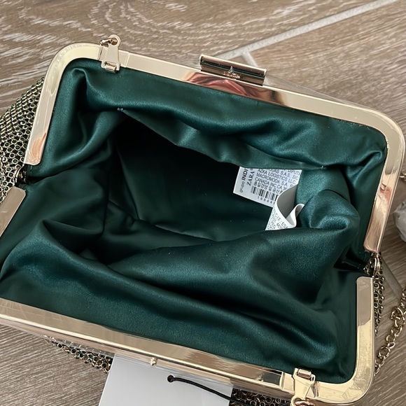 Zara gold & green shimmery chainmail bag - Picture 9 of 12